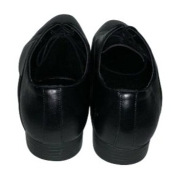 Call It Spring Mens Black Leather Oxford Dress Shoes With Lace-Up Closure & Rubb - Picture 2 of 5